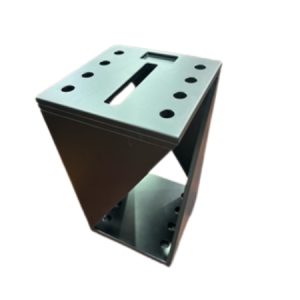 Knight Shot Square Cue Stand 8pcs Cue + Triangle & Chalk Holder Matte Black