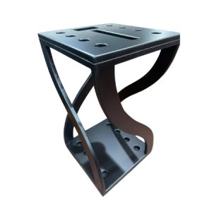 Knight Shot Spiral Matte Black Cue Stand – 8 Cue Rack with Triangle & Chalk Holder | UAE