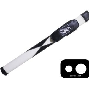 Knight Shot Billiard Cue Hard Case Black & White - 1x1