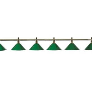 Knight Shot Snooker Lights – 6 Shades Green Lamp | Professional Billiard Lighting