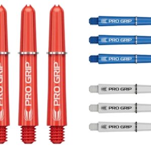 Target Pro Grip Shaft Intermediate Red/Blue/White 3 Sets - 9 Pcs