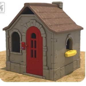 Knight Shot Plastic Playground Set with Storage – 140×128×163cm Kids Indoor & Outdoor Playhouse