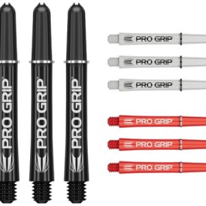 Target Pro Grip Shaft Medium Black/White/Red 3 Sets - 9 Pcs