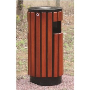 Outdoor Trash Bin – 38x38x80cm | Durable Waste Bin for Public & Garden Use UAE