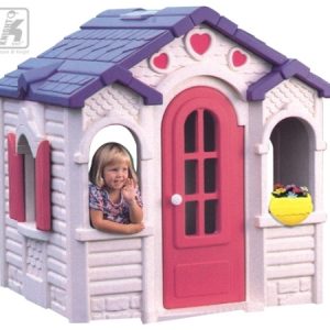 Knight Shot Plastic Playground Set with Storage – 125×135×144cm Kids Indoor & Outdoor Play Structure