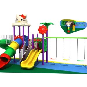 Knight Shot Outdoor Playground Set 610×400×330cm – Safe & Durable Kids Play Equipment UAE
