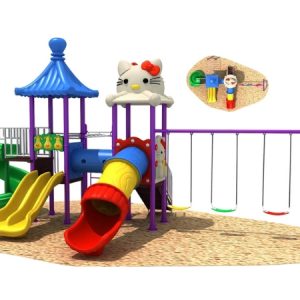 Knight Shot Outdoor Playground Set 600×500×340cm – Large Kids Play Structure UAE