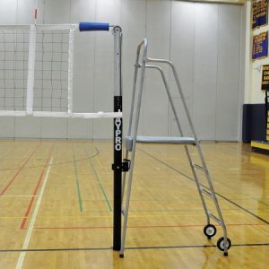 Volleyball Umpire Stand – Aluminum Frame with Safety Steps