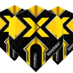 Winmau Prism Alpha Black & Yellow Flights