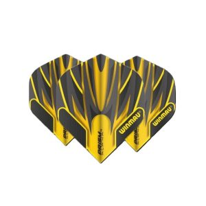 Winmau Prism Alpha Black & Yellow Flight (3pc)