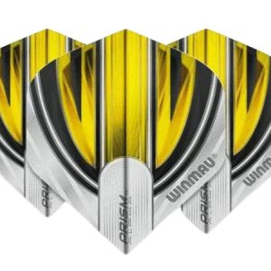 Winmau Prism Alpha Extra Thick Standard White & Yellow Flights