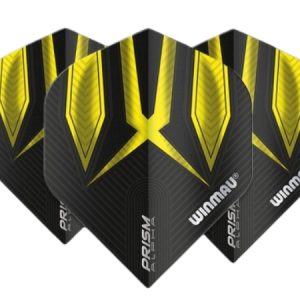 Winmau Prism Alpha Black & Yellow Flights