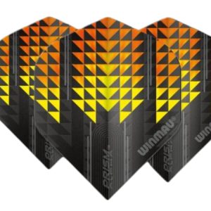 Winmau Prism Alpha Black & Orange Flights