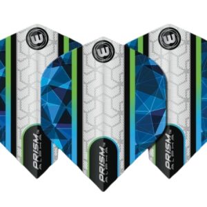 Winmau Prism Alpha White & Blue Kite Flight