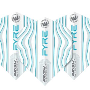 Winmau Prism Alpha White, Aqua & Blue Flights