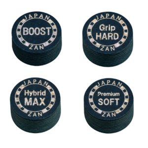 Zan Premium Cue Tip 14mm | Boost, Grip Hard, Hybrid Max & Premium Soft