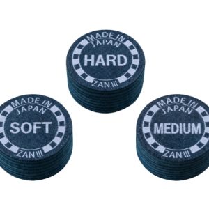 Zan Standard Cue Tip 14mm | Soft, Medium & Hard